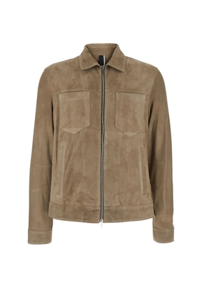 Low Brand suede shirt jacket - Neutrals