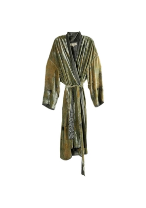 MUTEDANCE silk kimono - Green
