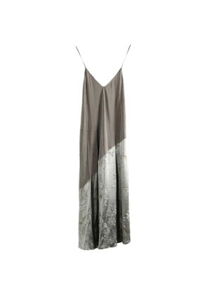 MUTEDANCE floral-jacquard maxi dress - Grey