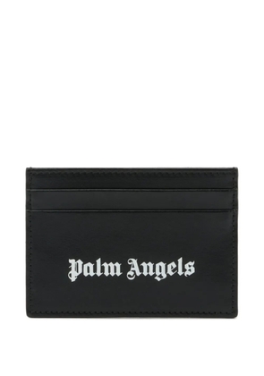Palm Angels logo card holder - Black
