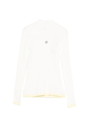 Kenzo ribbed logo sweater - White