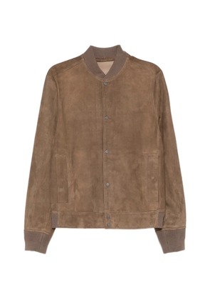 Salvatore Santoro snap-button bomber jacket - Brown