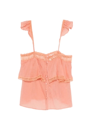 Forte Forte ruffled-detail blouse - Pink