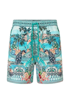 Camilla Balearic bebé printed shorts - Blue