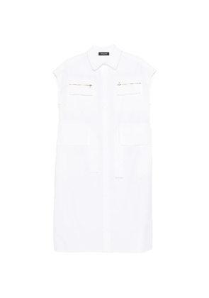 Fabiana Filippi zip pocket dress - White