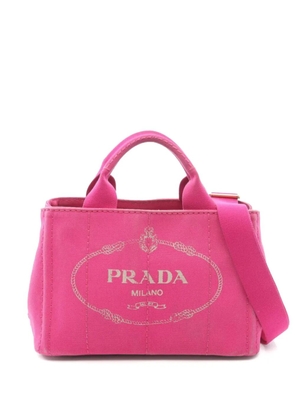 Prada Pre-Owned 2000s Canapa canvas tote bag - Pink