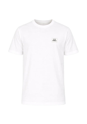 C.P. Company crewneck logo-patch T-shirt - White