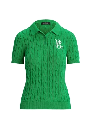 Lauren Ralph Lauren cable-knit polo shirt - Green