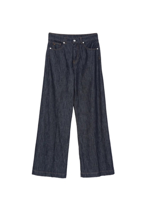 Nine In The Morning Audrey logo-patch jeans - Blue