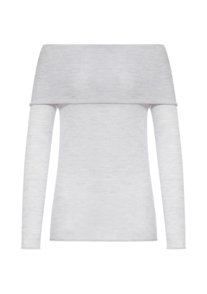 Roberto Collina off-shoulder sweater - Grey