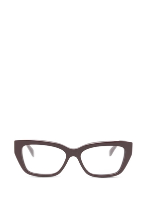 Balenciaga Eyewear geometric logo glasses - Brown
