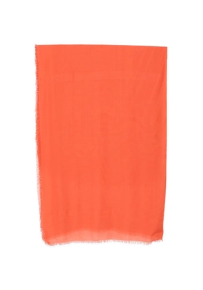Max Mara fringed scarf - Orange