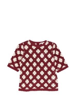 YERSE floral T-shirt - Red