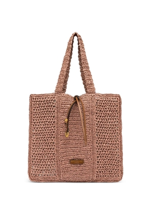 GIANNI CHIARINI Nefeli crochet shopper bag - Neutrals