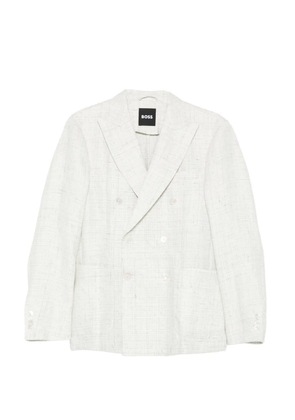 BOSS double-breasted blazer - Neutrals