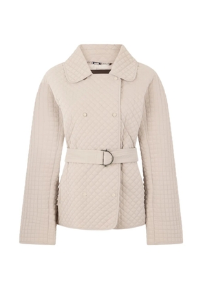 Moorer belted puffer jacket - Neutrals