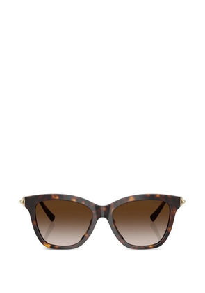 Tiffany & Co. square-frame tortoiseshell sunglasses - Brown