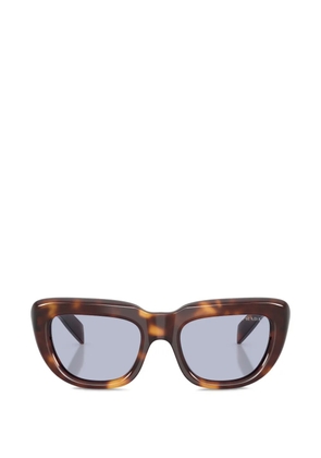 Prada Eyewear geometric-frame sunglasses - Brown