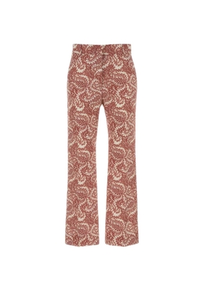 Weekend Max Mara floral patterned trousers - Brown