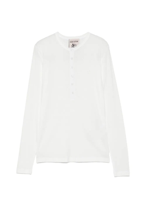 Semicouture buttoned long-sleeve T-shirt - White