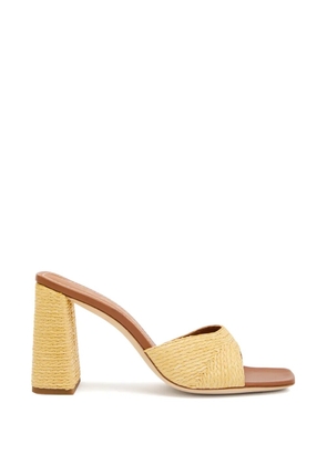 STAUD raffia sandals - Neutrals