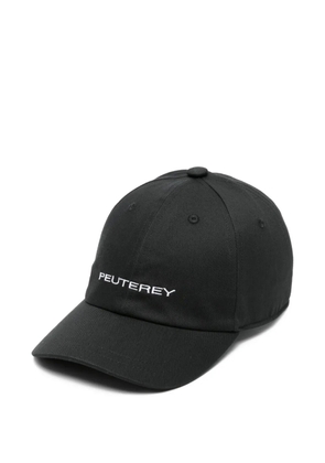Peuterey Debby logo-embroidery baseball cap - Black