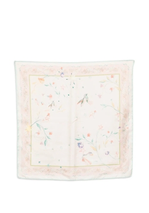 Forte Forte floral-print silk scarf - Pink