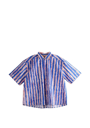 Pero striped buttoned shirt - Blue