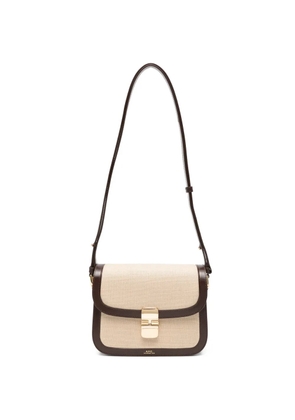 A.P.C. small Grace shoulder bag - Neutrals
