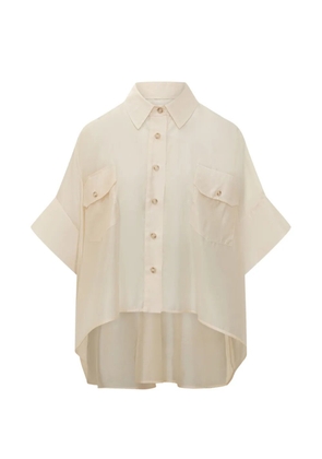 LE SULLY STUDIO chest pocket shirt - Neutrals