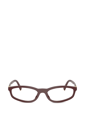 Miu Miu Eyewear round-frame glasses - Brown