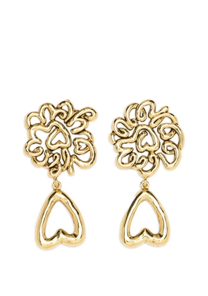 Aurelie Bidermann sweeny heart-detail earrings - Gold