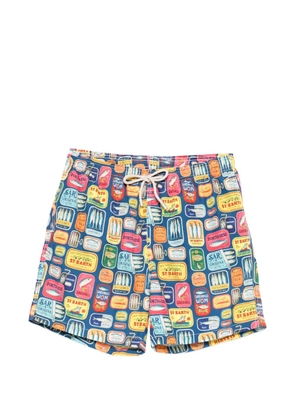 MC2 Saint Barth printed swim shorts - Blue