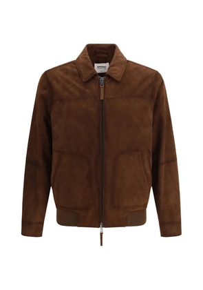 S.W.O.R.D 6.6.44 zip suede jacket - Brown