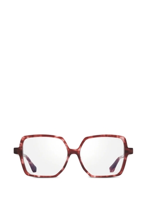 Dita Eyewear Imprynt oversized-frame glasses - Red