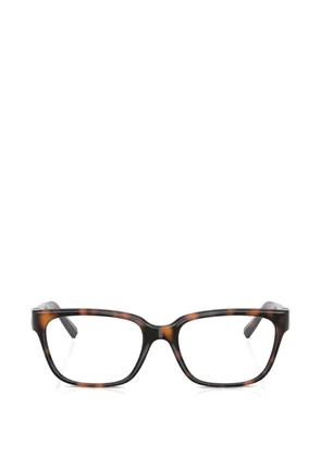 Tiffany & Co Eyewear heart-detail rectangle-frame glasses - Brown