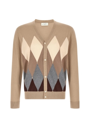 Ballantyne V-neck cardigan - Neutrals