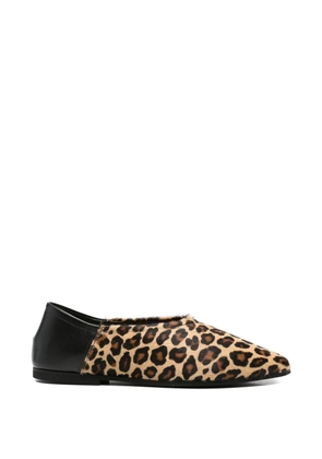 babú Milano leopard-print ballet flats - Brown