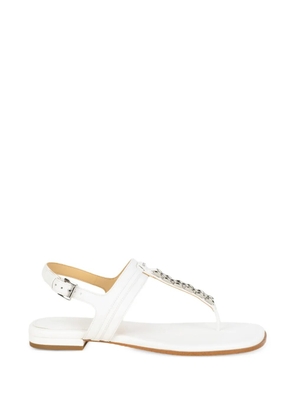Michael Kors chain sandals - White