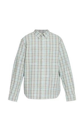 Off-White Marker checked shirt - Green