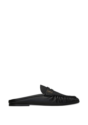 Saint Laurent Le Loafer Cassandre mules - Black