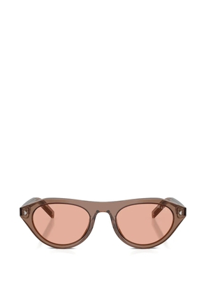 Prada Eyewear geometric sunglasses - Brown