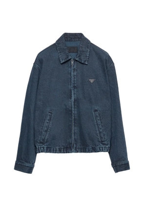 Prada denim blouson jacket - Blue