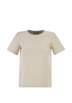 'S Max Mara Nancy logo-embroidered T-shirt - Neutrals