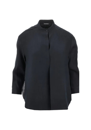 Emporio Armani logo-detail shirt - Blue