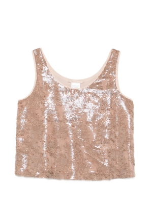Pennyblack sequin-embellished top - Brown