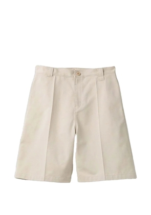 COOR belt-loop buttoned shorts - Neutrals