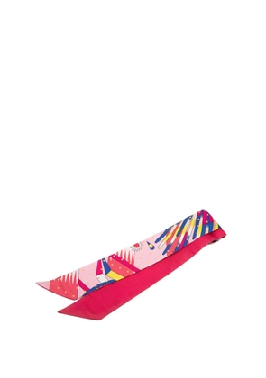 Hermès Pre-Owned 2000-2026 Plumetis Dots Silk Twilly Scarf scarves - Pink