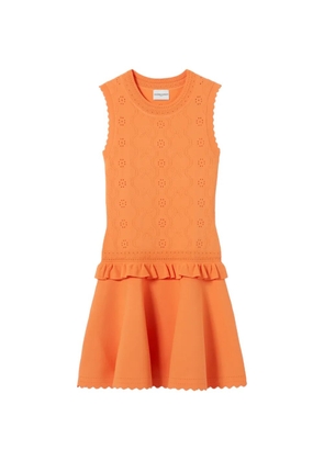 Claudie Pierlot ruffled-hem mini dress - Orange