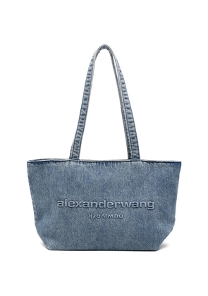 Alexander Wang Punch logo shoulder bag - Blue